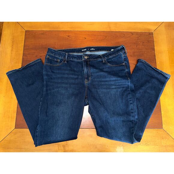 Old Navy Mid Rise Kicker Bootcut Jeans 18 - Picture 1 of 4